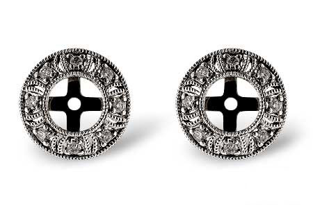 A054-90466: EARRING JACKETS .12 TW (FOR 0.50-1.00 CT TW STUDS)