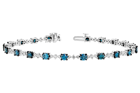 A243-05939: BRACELET 3.00 BLUE DIA 4.05 TW