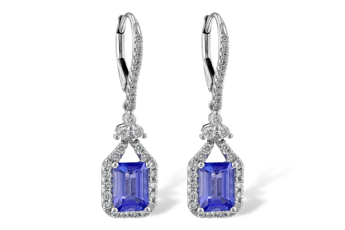 A244-82320: EARR 1.60 TW TANZANITE 2.08 TGW