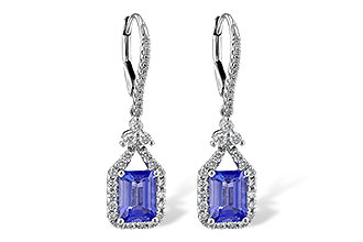 A244-82320: EARR 1.60 TW TANZANITE 2.08 TGW