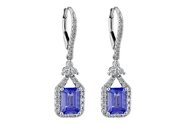 A244-82320: EARR 1.60 TW TANZANITE 2.08 TGW