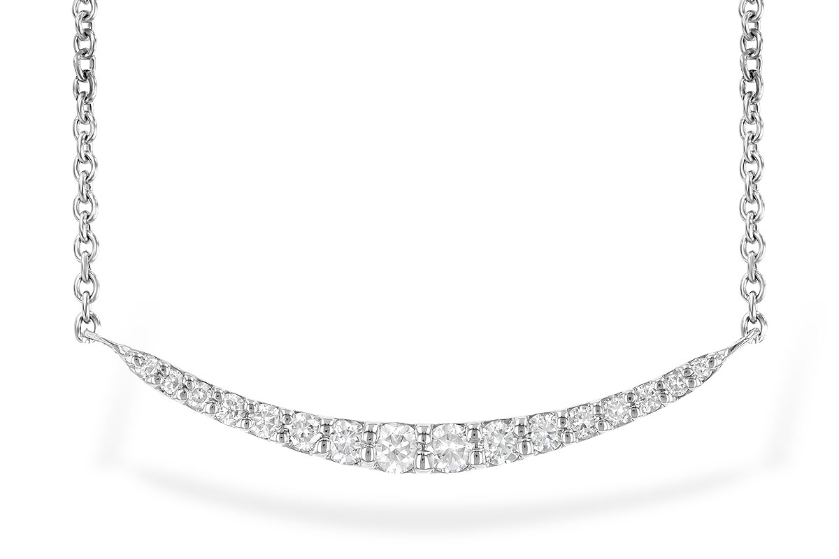 A244-86902: NECKLACE .20 TW (16 STONES)