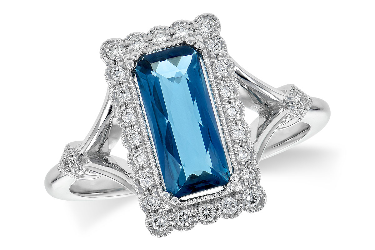 A244-87802: LDS RG 1.58 LONDON BLUE TOPAZ 1.75 TGW