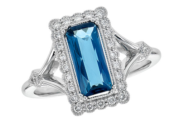 A244-87802: LDS RG 1.58 LONDON BLUE TOPAZ 1.75 TGW