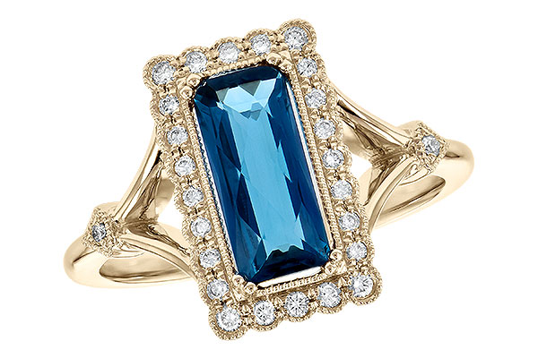 A244-87802: LDS RG 1.58 LONDON BLUE TOPAZ 1.75 TGW