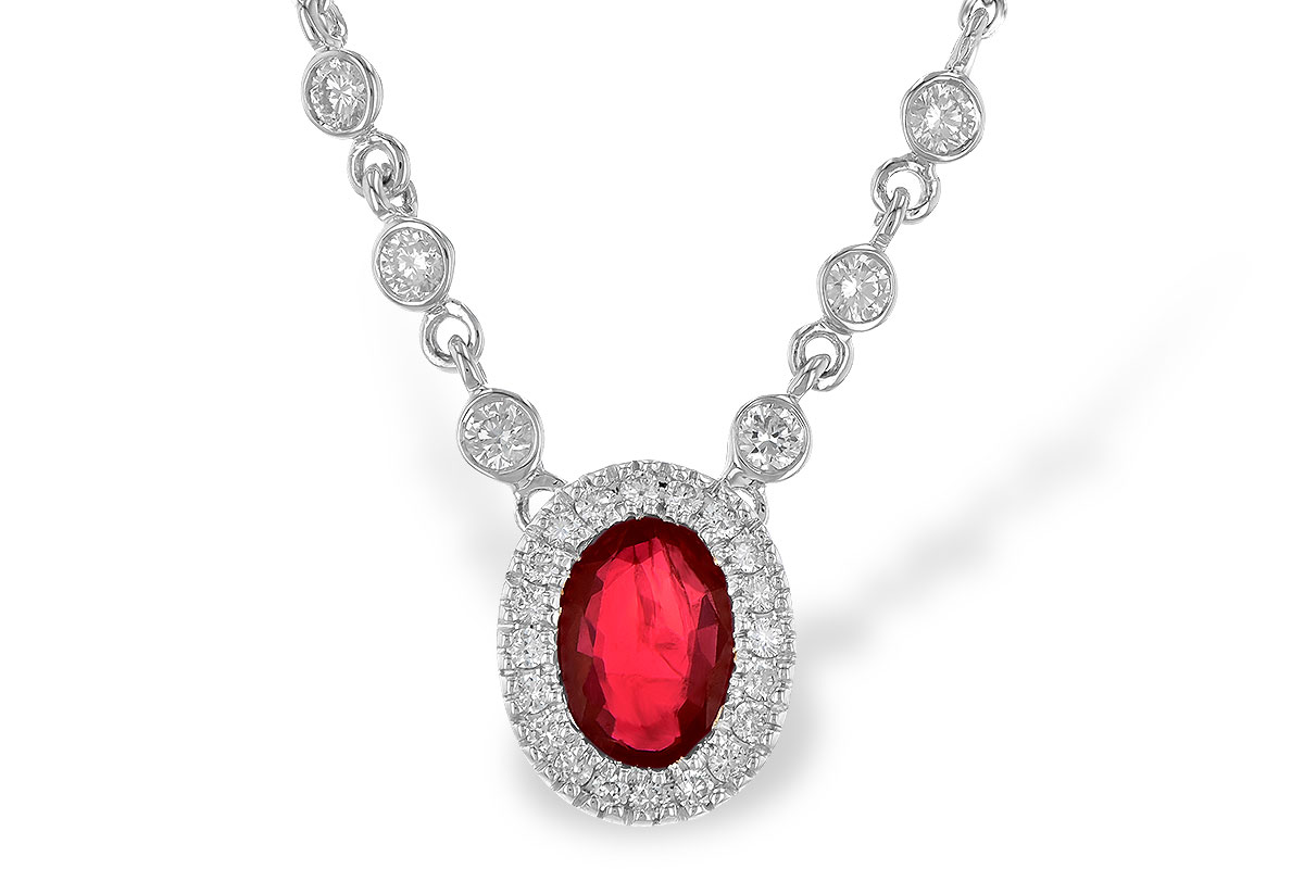 A244-88648: NECK .70 RUBY .94 TGW (17")