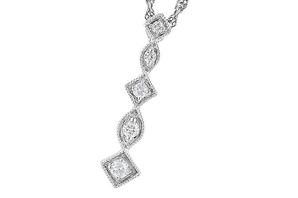 A327-62311: NECKLACE .10 TW