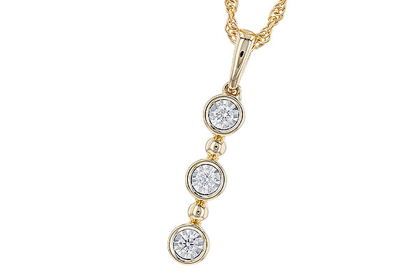 A328-48693: NECKLACE .08 TW