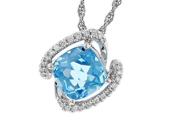 A328-49602: NECK 2.61 BLUE TOPAZ 2.72 TGW