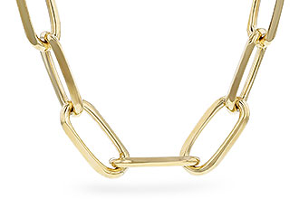 A328-51439: PAPERCLIP XL (18IN, 5.2MM, 14KT, LOBSTER CLASP)