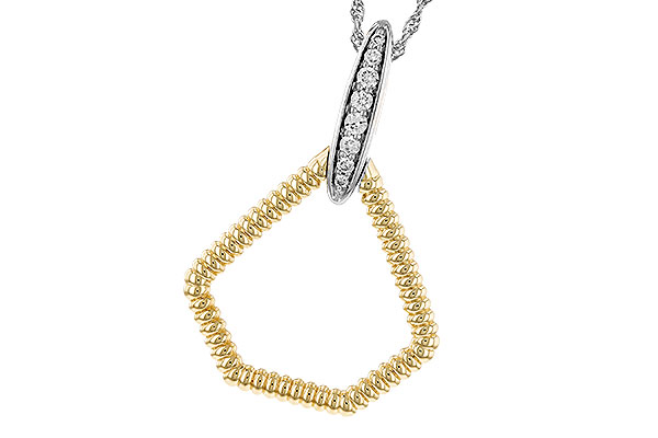 A328-52357: NECKLACE .12 TW