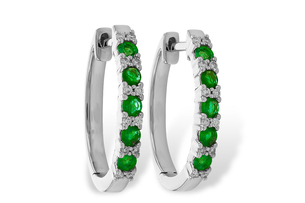 A328-53239: EARR .40 EMERALD .50 TGW