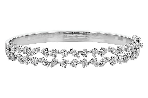 A328-53266: BANGLE 3.50 TW FANCY CUT DIAS