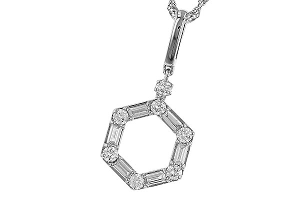 A329-36902: NECKLACE .14 BAG .35 TW