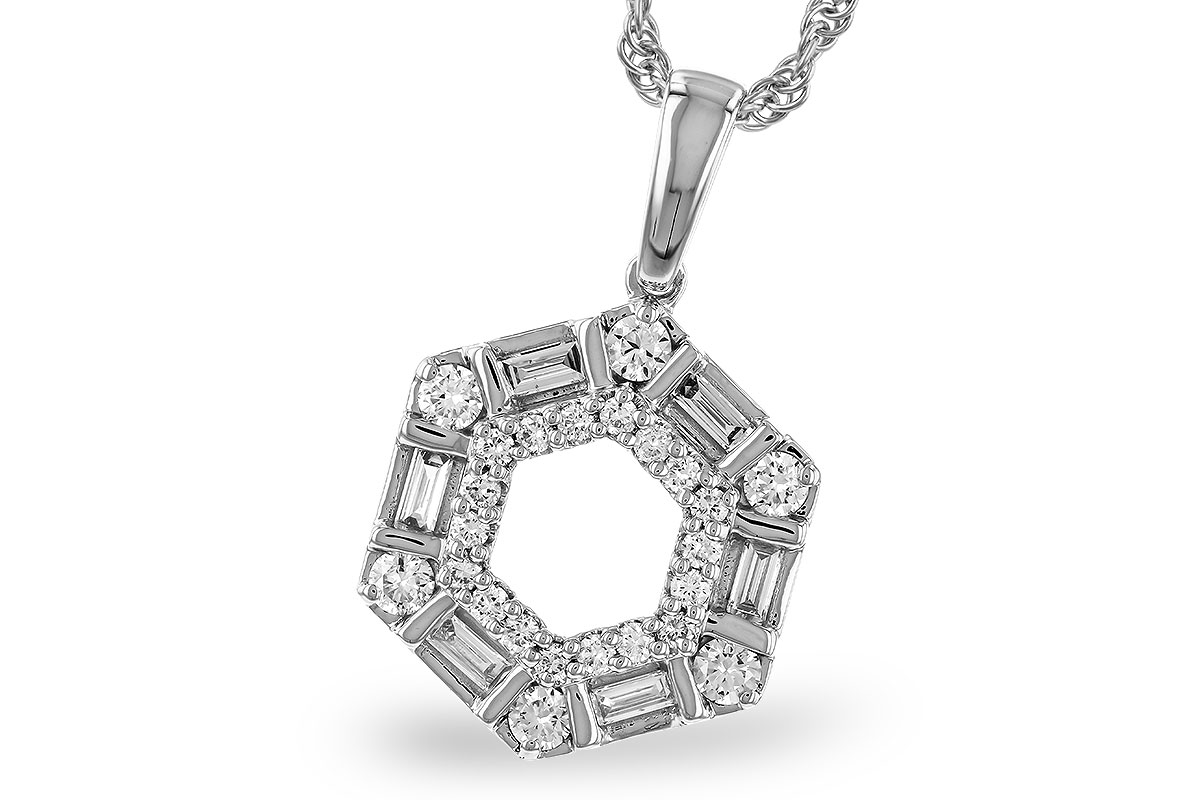 A329-37748: NECKLACE .14 TW BAG .50 TW