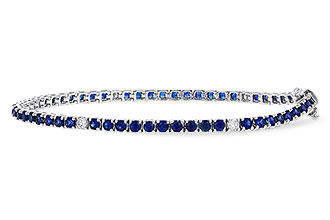 A329-37793: BRACELET 3.27 TW SAPP 3.52 TGW (7")