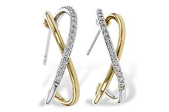 A329-38711: EARRINGS .50 TW