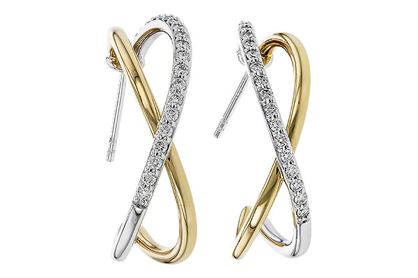 A329-38711: EARRINGS .50 TW