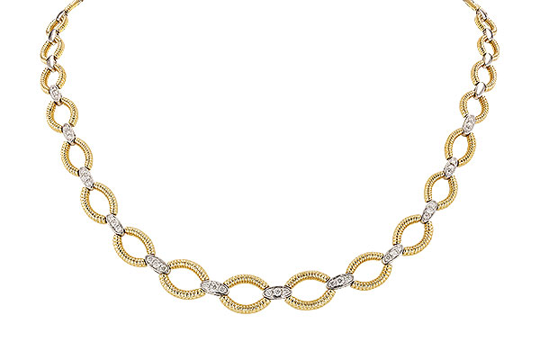 A329-42302: NECKLACE .75 TW (17")