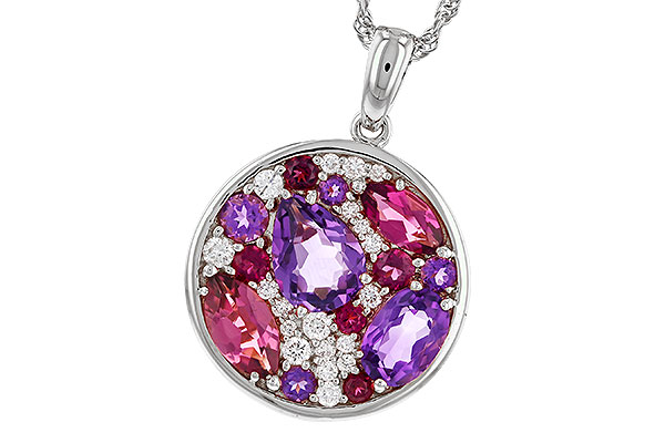 A329-43266: NECK 1.83 TW SEMI-PRECIOUS (P.TOUR, AMY) 2.00 TGW