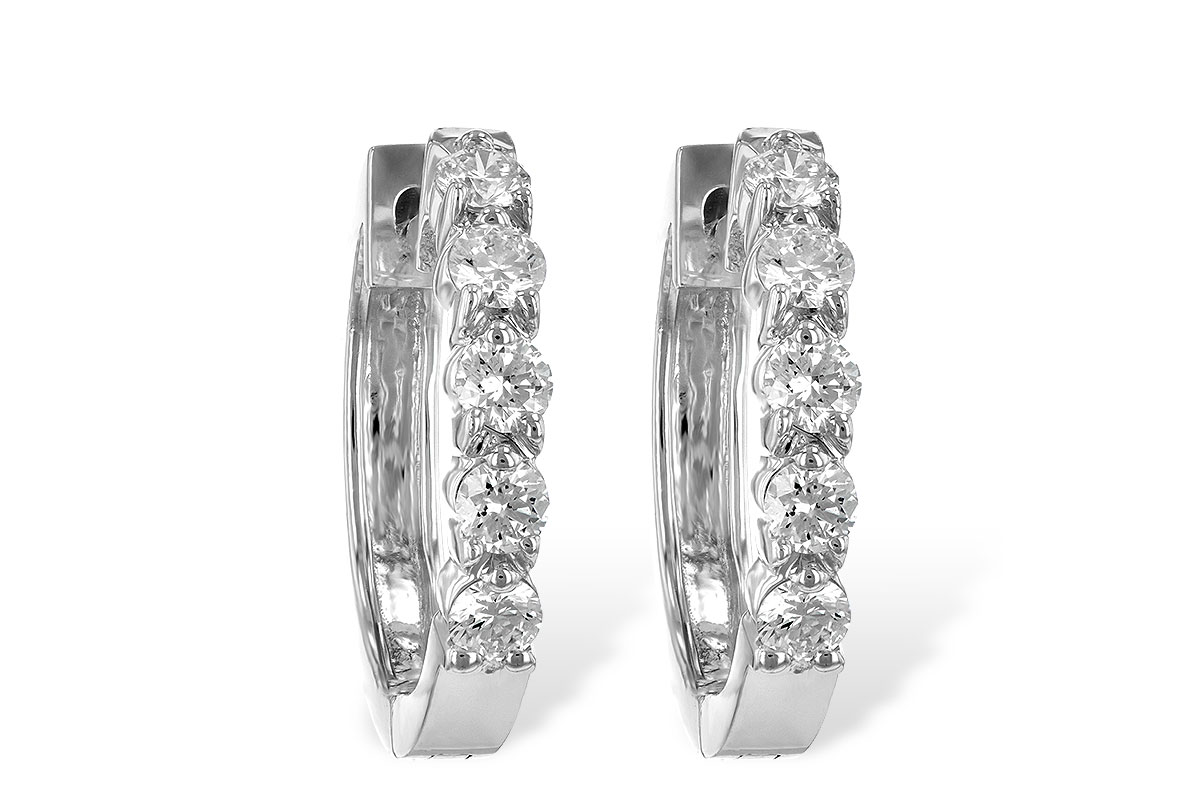 B240-30466: EARRINGS .50 TW