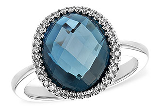 B243-93193: LDS RG 5.31 LONDON BLUE TOPAZ 5.45 TGW