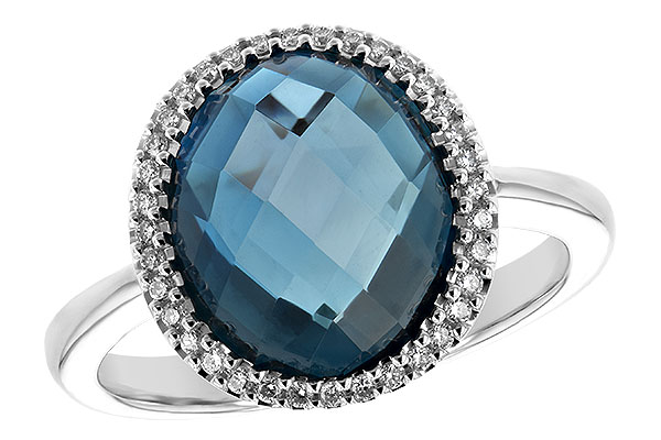 B243-93193: LDS RG 5.31 LONDON BLUE TOPAZ 5.45 TGW