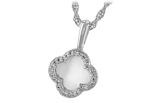 B243-99566: NECKLACE .08 TW