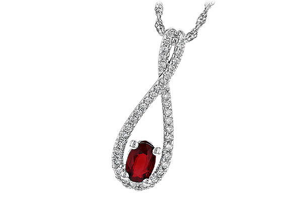 B244-84120: NECK .50 RUBY .74 TGW