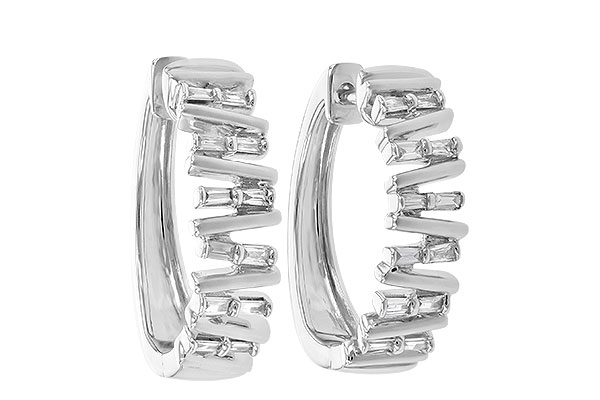 B244-86893: EARR .30 TW BAGUETTE DIAS