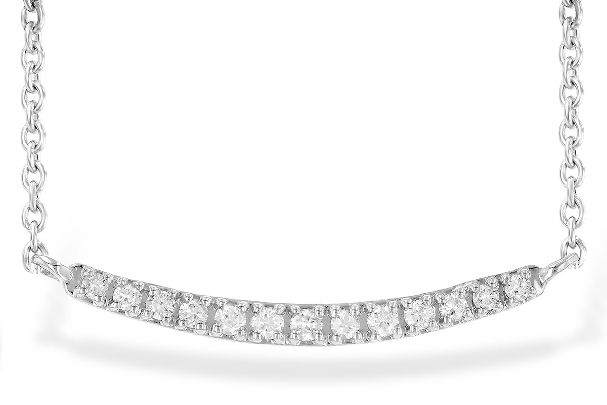 B244-87766: NECKLACE .10 TW (13 STONES)