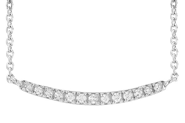 B244-87766: NECKLACE .10 TW (13 STONES)