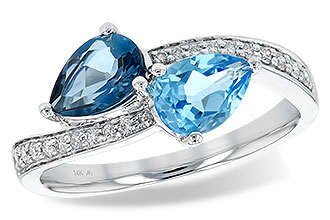 B244-88684: LDS RG 1.52 BLUE TOPAZ 1.66 TGW