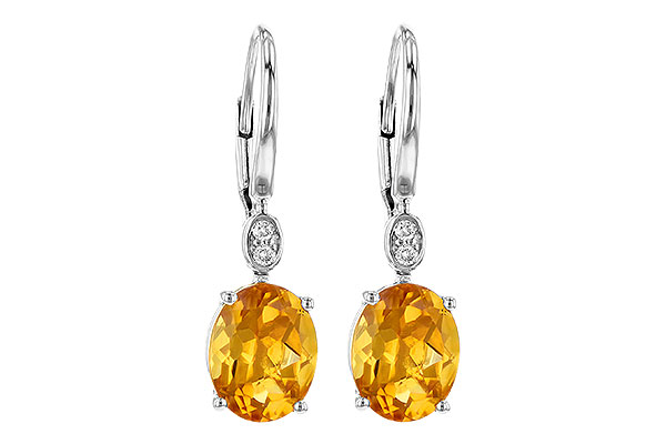 B244-90457: EARR 3.20 TW CITRINE 3.25 TGW (9x7MM CIT)