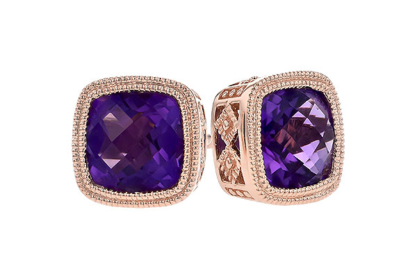 B327-55911: EARR 1.70 TW AMETHYST