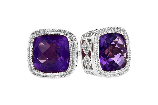 B327-55911: EARR 1.70 TW AMETHYST