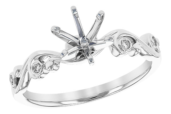 B327-56902: LDS SEMI DIA RG .04 TW