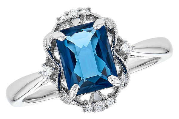 B327-57757: LDS RG 1.70 LONDON BLUE TOPAZ 1.76 TGW