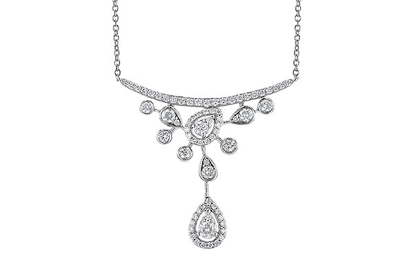 B327-58648: NECKLACE .65 TW
