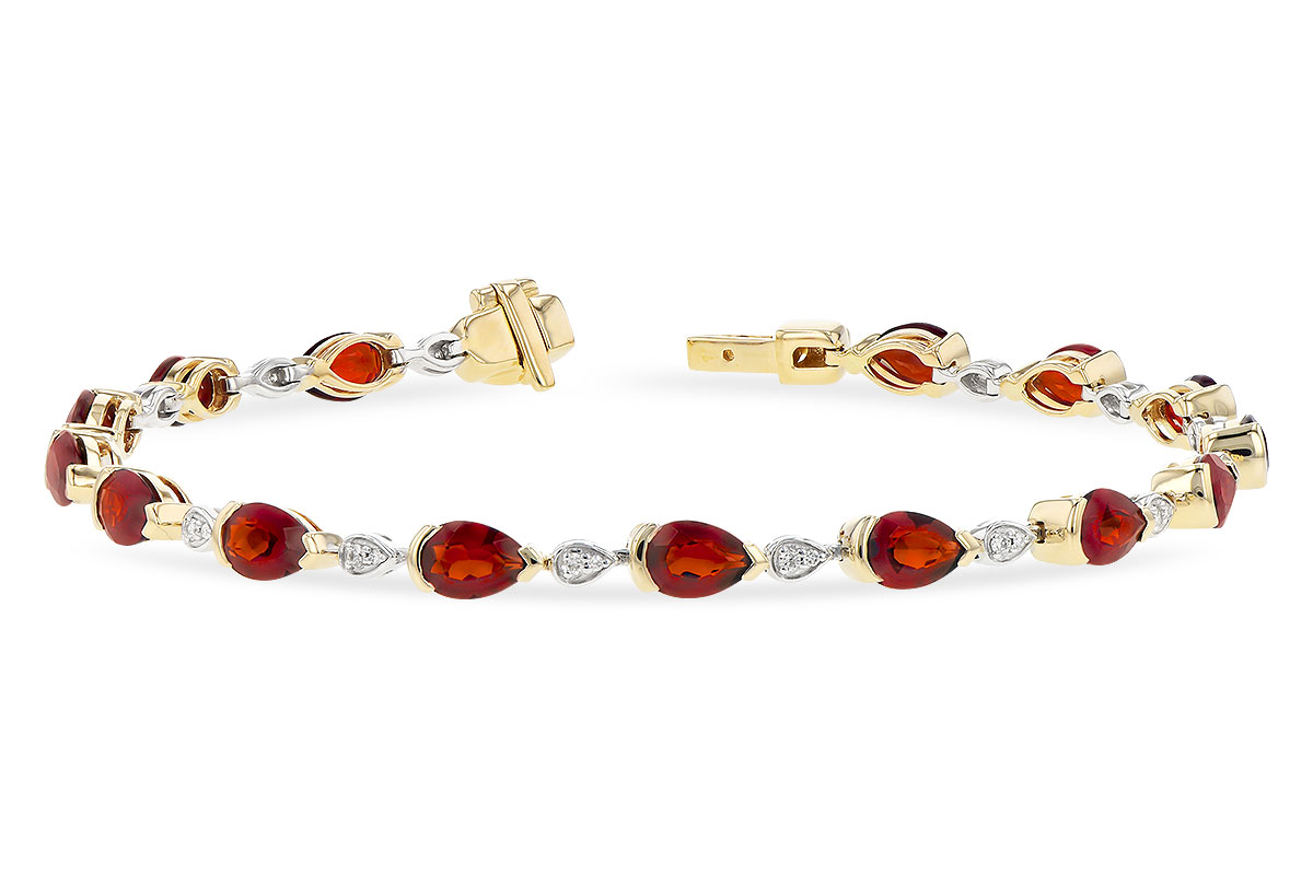 B327-58657: BRACELET 6.44 GARNET 6.60 TGW