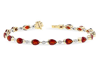 B327-58657: BRACELET 6.44 GARNET 6.60 TGW