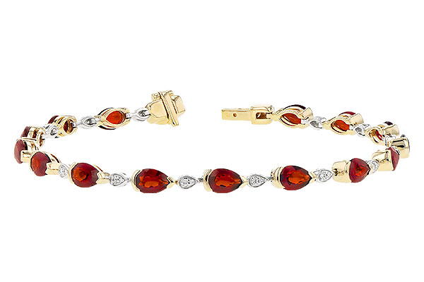 B327-58657: BRACELET 6.44 GARNET 6.60 TGW