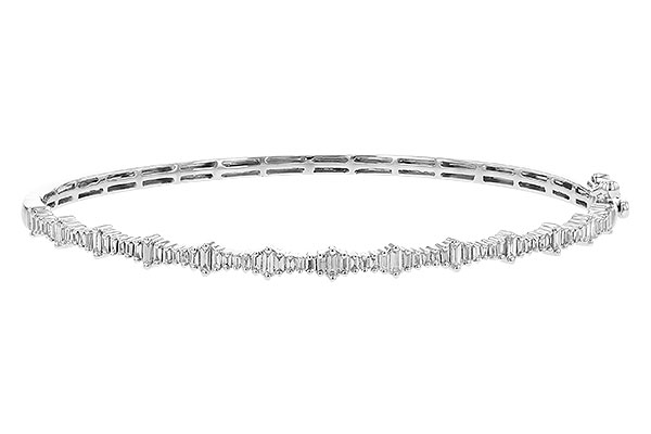 B327-61429: BANGLE .60 BAGUETTE TW