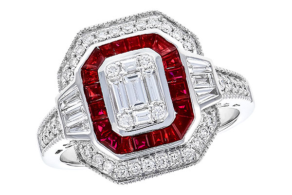 B328-45929: LDS RG .77 TW RUBY 1.35 TGW