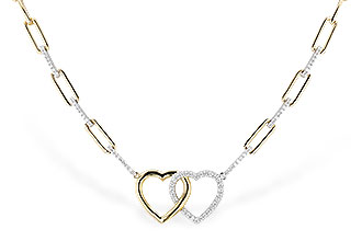 B328-49548: NECKLACE .52 TW