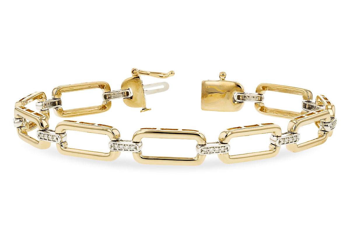 B328-51393: BRACELET .25 TW (7.5" - C243-96866 WITH LARGER LINKS)