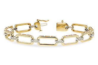 B328-51393: BRACELET .25 TW (7.5" - C243-96866 WITH LARGER LINKS)