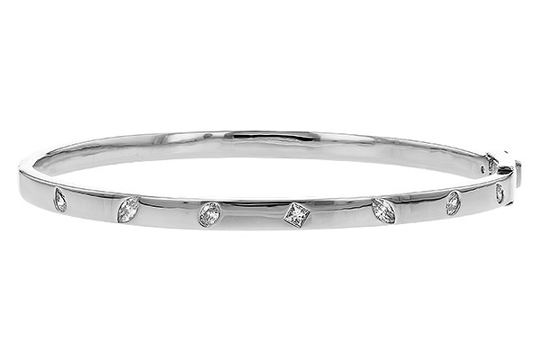 B328-52311: BANGLE .35 TW FANCY CUT DIAMONDS