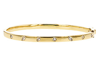 B328-52311: BANGLE .35 TW FANCY CUT DIAMONDS