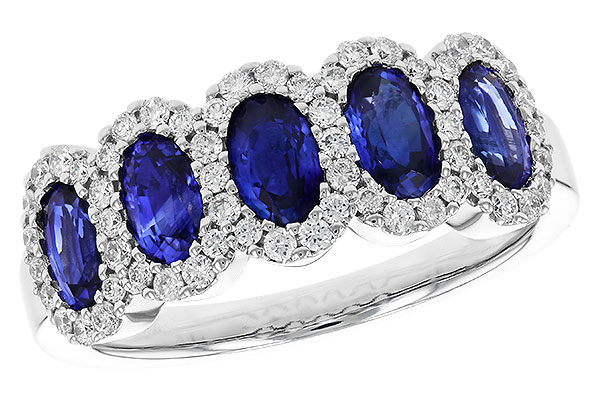 B328-53211: LDS WED RG 1.54 SAPPHIRE 1.90 TGW